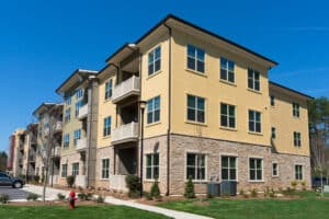 Apartment complex with commercial spray foam insulation - Sooner Foam